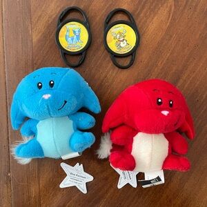Vintage Neopet Plushies "Kacheek" with Petpets Bundle